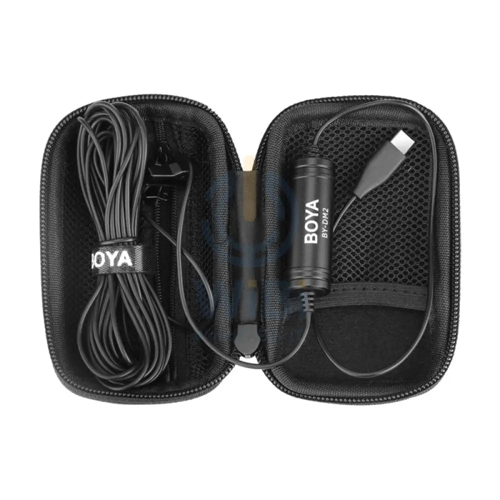 Boya BY-DM2 Digital Lavalier Microphone - 6M / 25Hz / Type-C - Black Accessories > Audio > Microphone