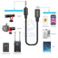 BOYA BY-K1 3.5mm TRS Male Adapter Cable - 3.5mm / Lightning - Black Accessories > Cables & Converters > Cables