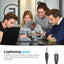 BOYA BY-K1 3.5mm TRS Male Adapter Cable - 3.5mm / Lightning - Black Accessories > Cables & Converters > Cables