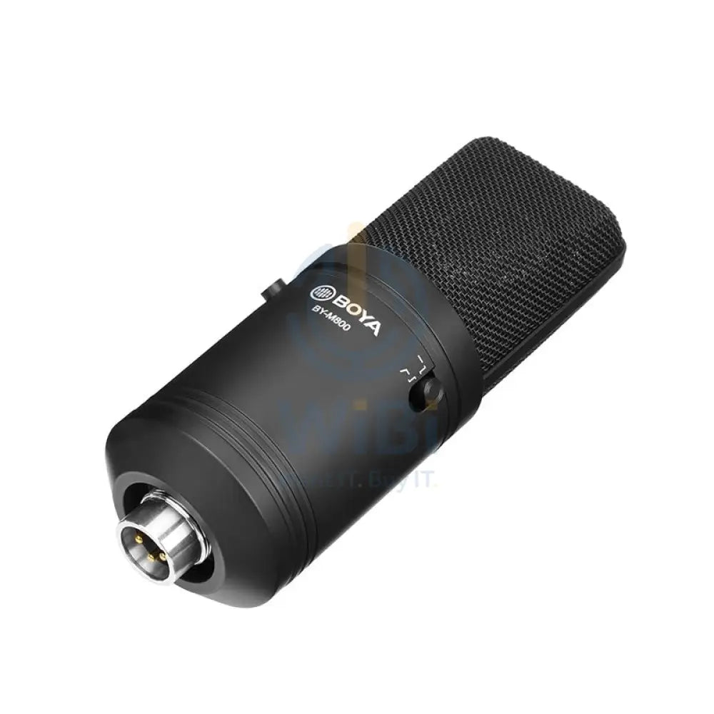 BOYA BY-M800 Large-diaphragm Cardioid Condenser Microphone - 20 Hz / 3M / XLR - Black Accessories > Audio > Microphone