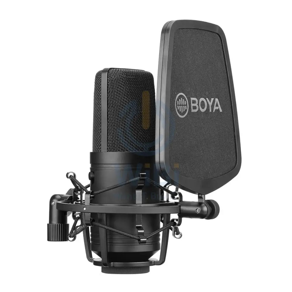 BOYA BY-M800 Large-diaphragm Cardioid Condenser Microphone - 20 Hz / 3M / XLR - Black Accessories > Audio > Microphone