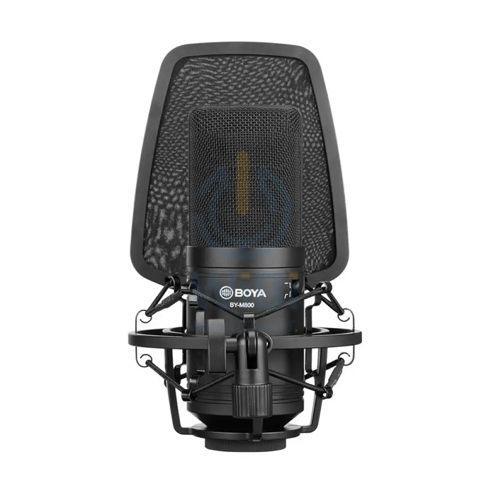 BOYA BY-M800 Large-diaphragm Cardioid Condenser Microphone - 20 Hz / 3M / XLR - Black Accessories > Audio > Microphone