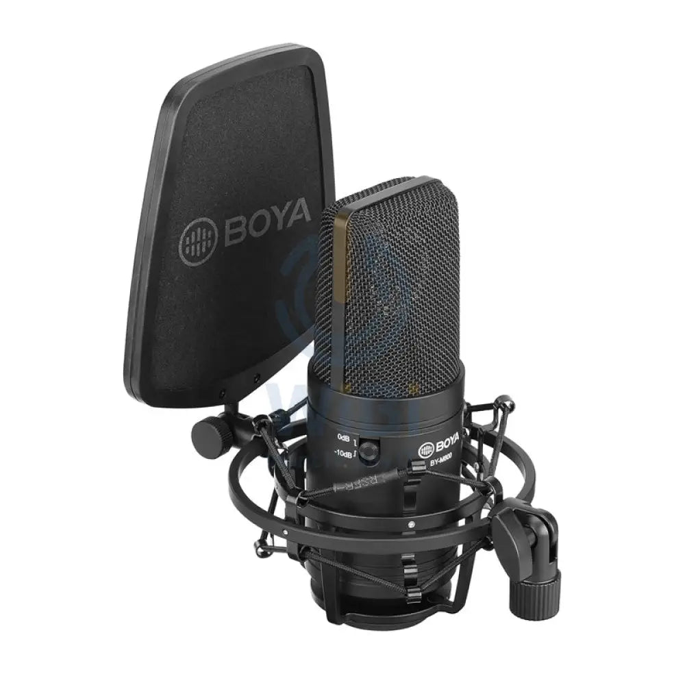 BOYA BY-M800 Large-diaphragm Cardioid Condenser Microphone - 20 Hz / 3M / XLR - Black Accessories > Audio > Microphone