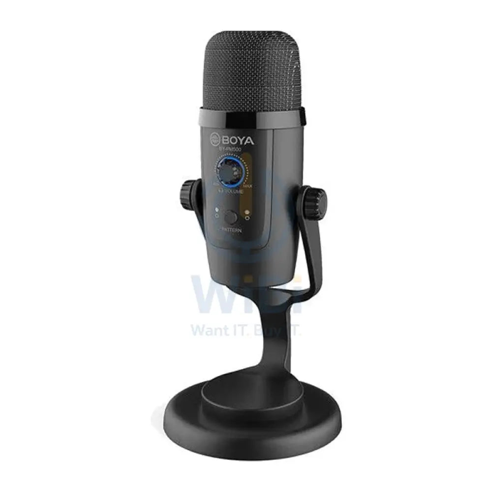 BOYA BY-PM500 USB Microphone - Mono / 3.5mm Jack / USB / Type-C - Black Accessories > Audio > Microphone