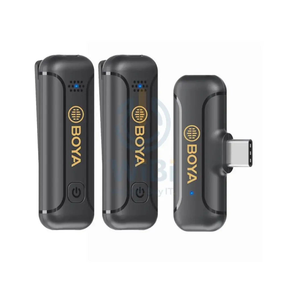 BOYA BY-WM3T2-U2 Wireless Microphone System Compatible With Android Devices 2.4 GHZ Accessories > Audio > Microphone >