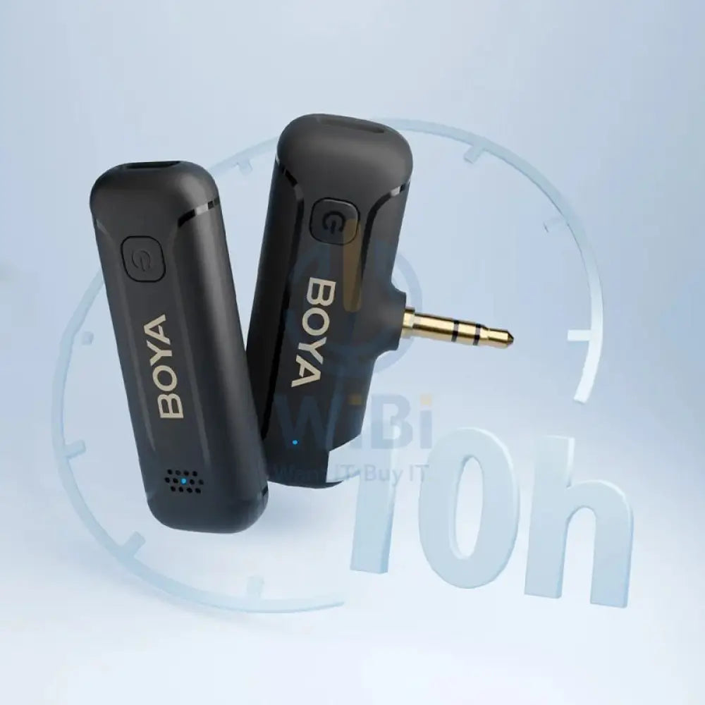 BOYA BY-WM3T2-U2 Wireless Microphone System Compatible With Android Devices 2.4 GHZ Accessories > Audio > Microphone >