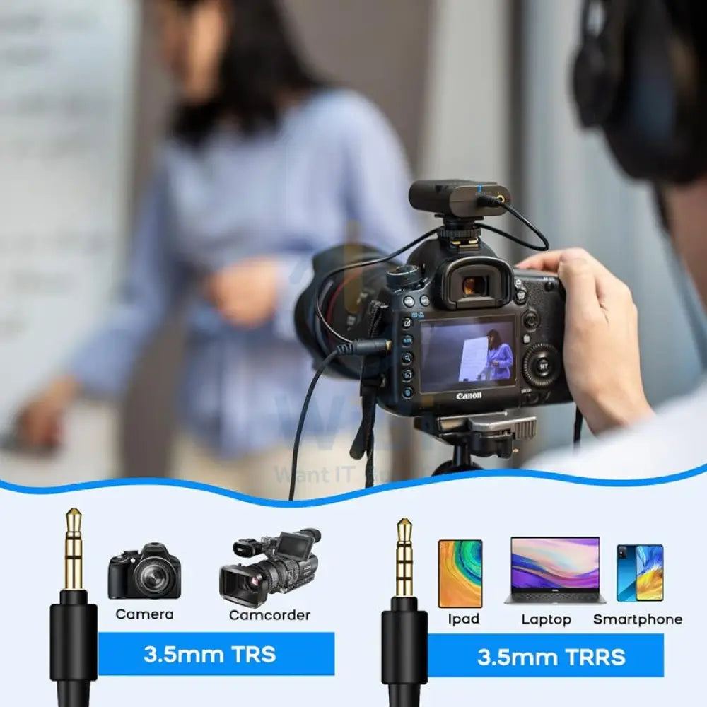 BOYA BY-WM4 PRO K1 Dual Channel 2.4G Wireless Studio Condenser Microphone Lavalier Interview Mic For DSLR Cameras
