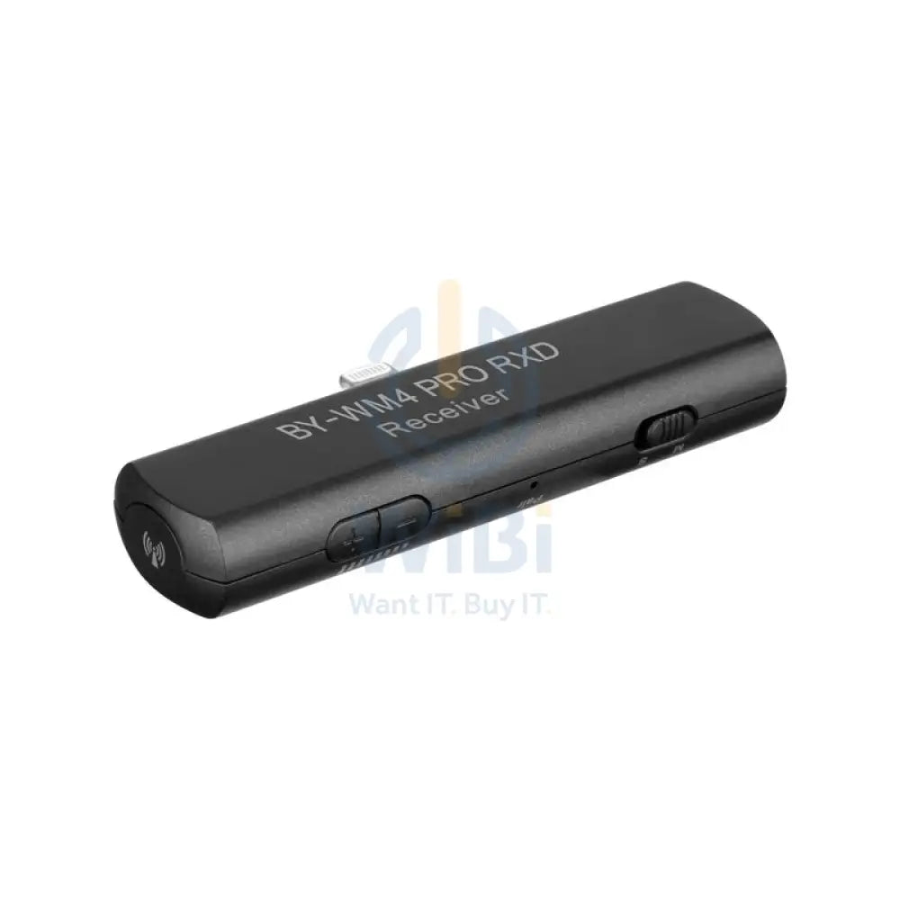 Boya BY-WM4 PRO-K4 2.4 GHz Wireless Microphone System For Ios Devices (Receiver & 2-transmitters) Accessories > Audio >