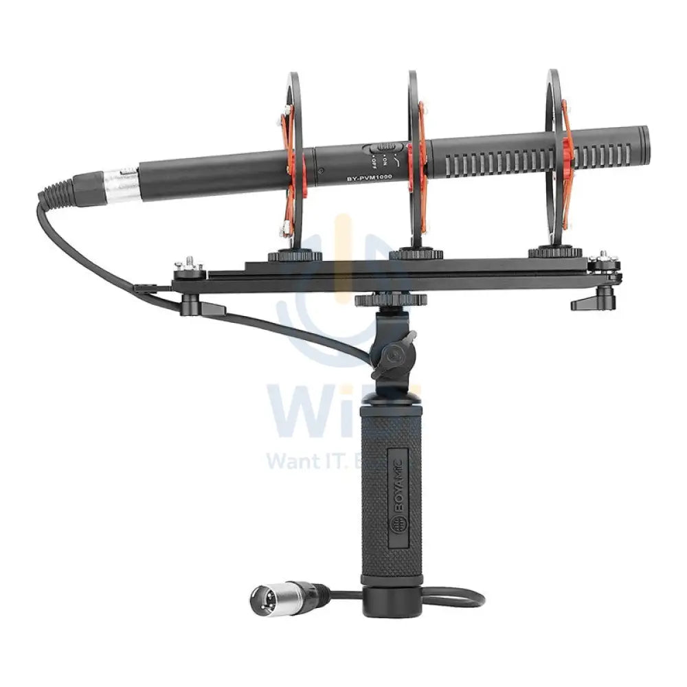 Boya BY-WS1000 Windshield and Suspension Microphones System - Shotgun / XLR - Black Accessories > Audio > Microphone