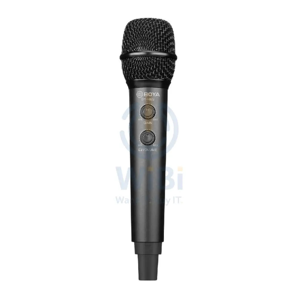 Boya HM2 Universal Digital Cardioid Handheld Microphone - 30Hz / USB / Lightning / Type-C - Black Accessories > Audio >