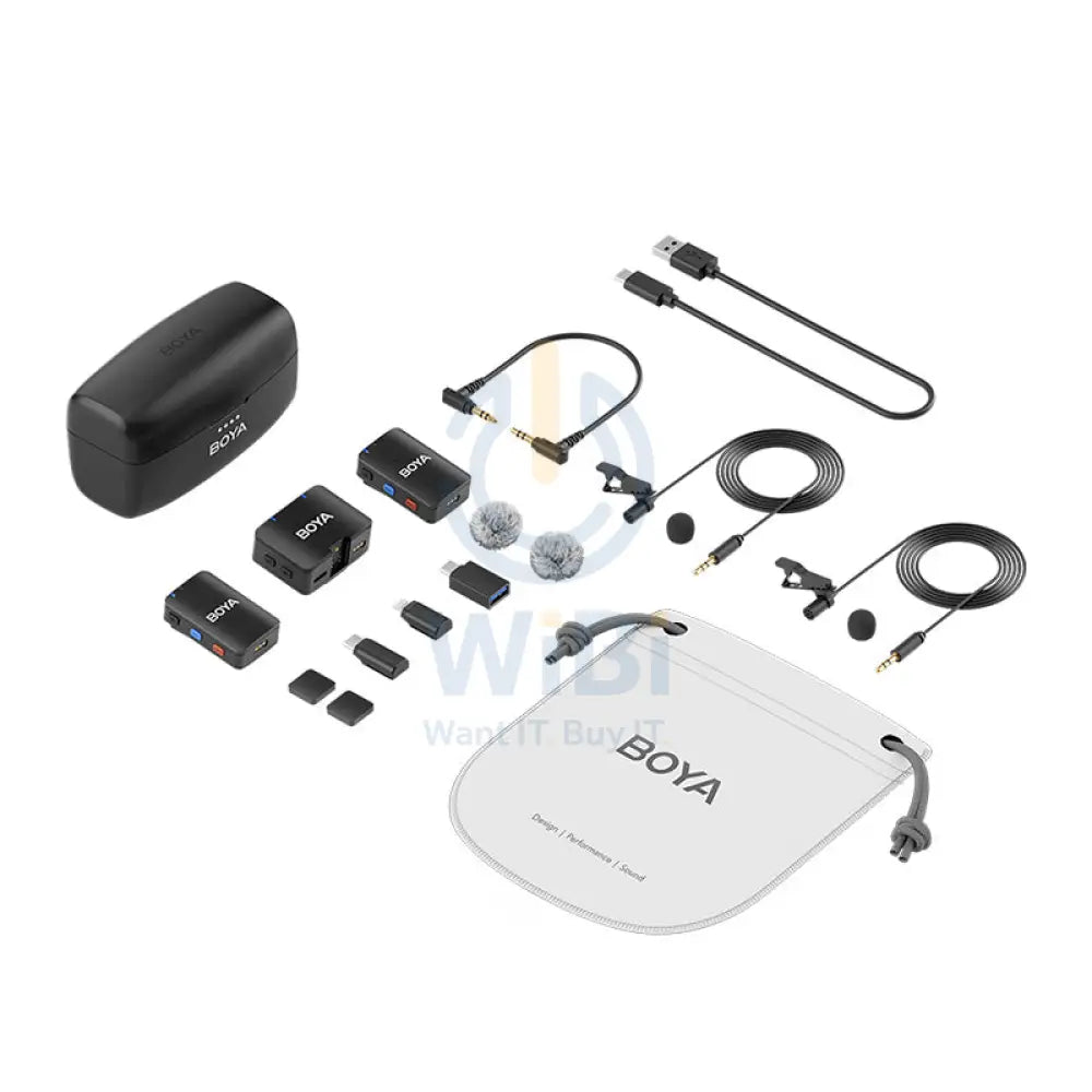 BOYA Mic 3-in-1 Wireless Microphone With Onboard Recording Accessories > Audio > Microphone