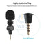 BOYA Miniature Condenser Smartphone mic (3.5mm Jack) Black Accessories > Audio > Microphone