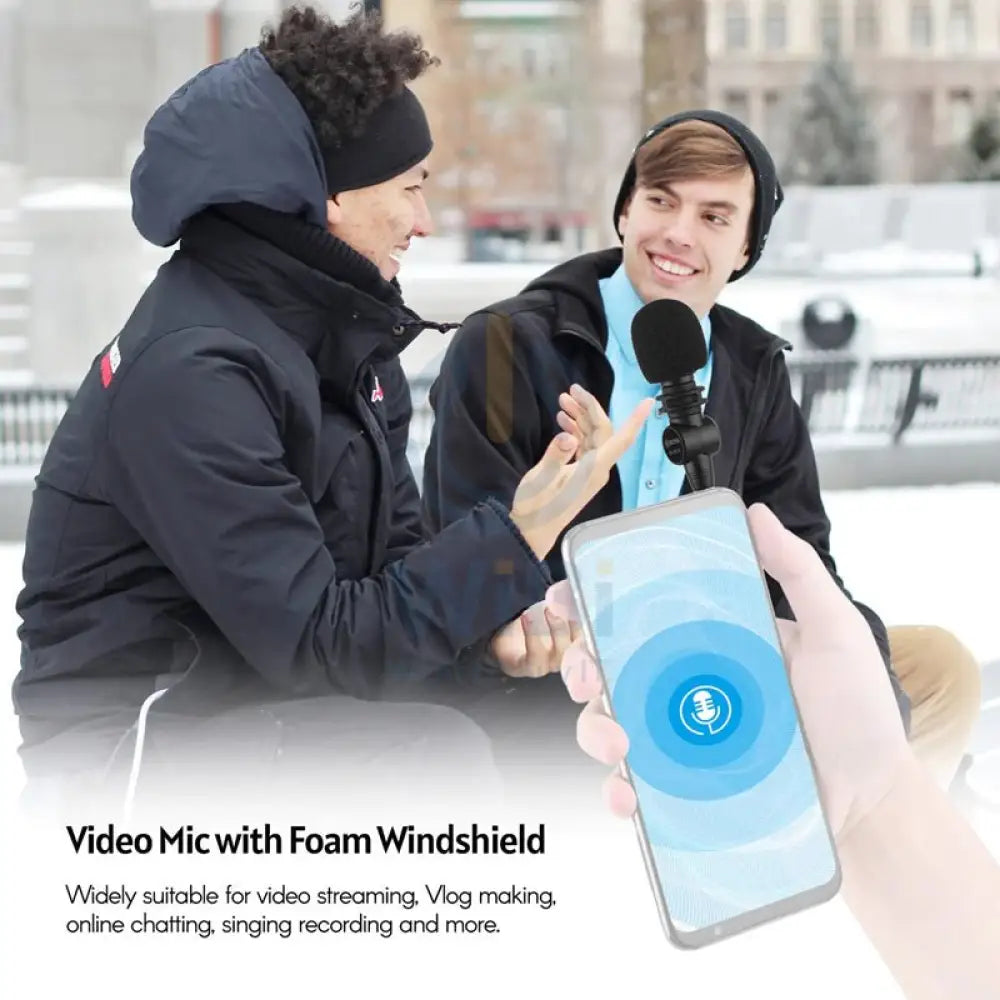 BOYA Miniature Condenser Smartphone mic (3.5mm Jack) Black Accessories > Audio > Microphone