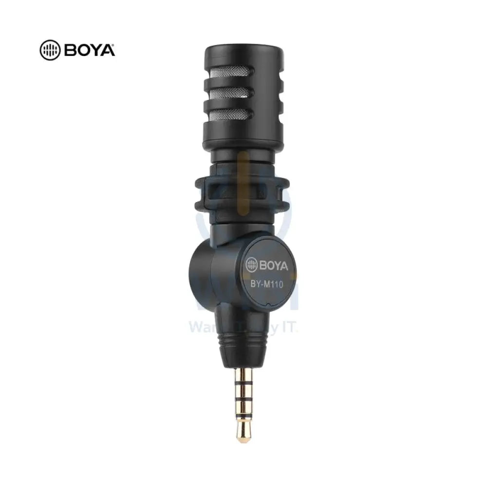 BOYA Miniature Condenser Smartphone mic (3.5mm Jack) Black Accessories > Audio > Microphone