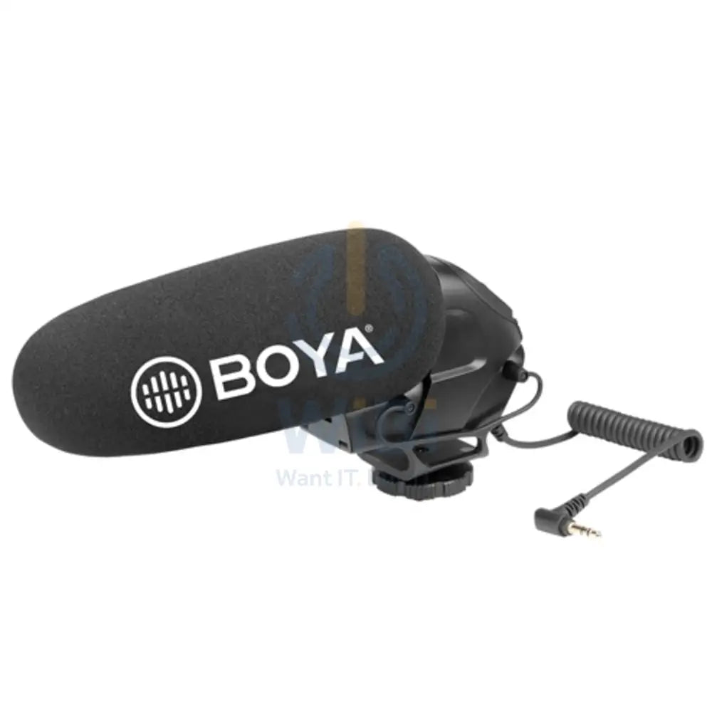 BOYA Super-cardioid Shotgun Microphone - Black Accessories > Audio > Microphone > Offer Zone