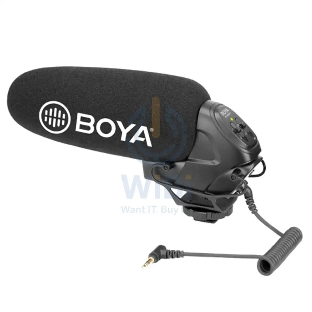 BOYA Super-cardioid Shotgun Microphone - Black Accessories > Audio > Microphone > Offer Zone