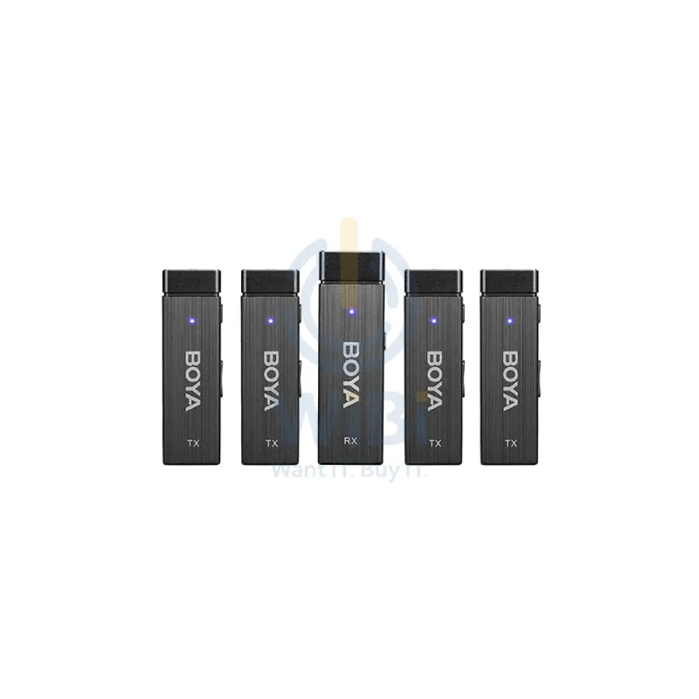 BOYA Ultracompact 2.4GHz Four-channel Wireless Microphone System - Black Accessories > Audio > Microphone