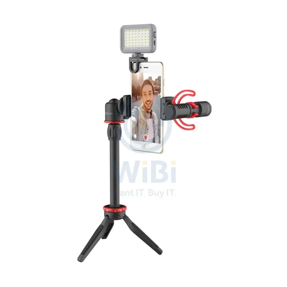 BOYA vlogger kit plus （BY-T1/BY-C12/BY-MM1 + ) - Black Accessories > Mobiles & Tablets > Mobiles > Mobile Holder