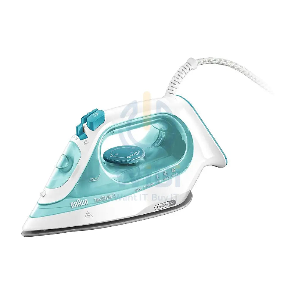 Braun BRSi3041GR Steam Iron - 2350 Watts / 270ml / Ceramic Soleplate Accessories > Smart Devices