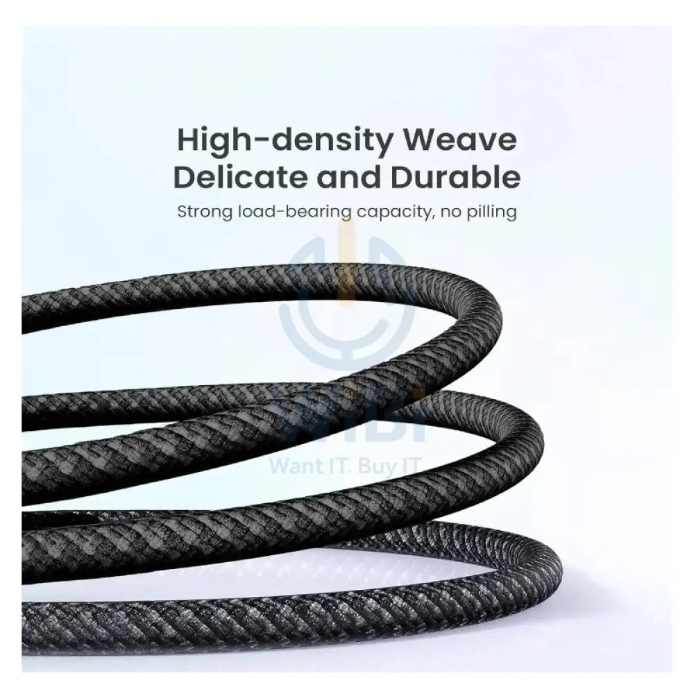 BRAVE 2-in-1 Fast Charging Data Cable - 60W / 1.2 Meter / USB-C / Lightning / Black Accessories > Cables & Converters >