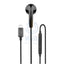 BRAVE Mono Wired Earphone - 1.2 Meter / Lightning / Black Accessories > Audio > Headphones