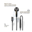 BRAVE Mono Wired Earphone - 1.2 Meter / USB-C / Black Accessories > Audio > Headphones
