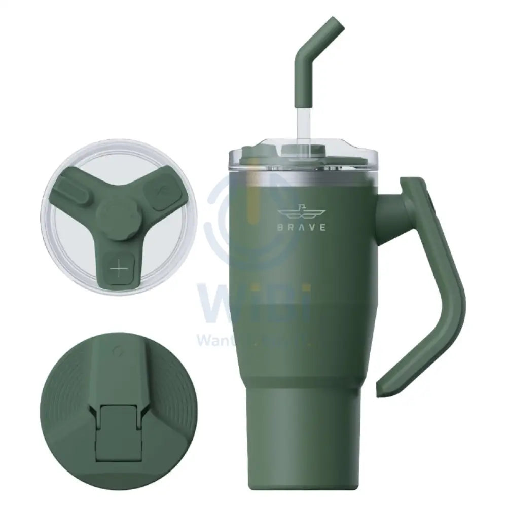 BRAVE Temp Guard Vacuum Insulated Travel Mug - 1200ml / Green Accessories > Outdoor & Travel