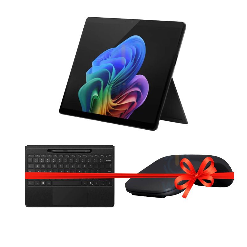 Microsoft Surface Pro 11 Copilot+PC - 13.0" Touch / Ultra 7 / 16GB / 256GB SSD / Win 11 Pro / Business Edition - Black + Microsoft Surface Pro Signature Keyboard with Slim Pen 2 + Microsoft Surface Arc Mouse - Bundle Offer