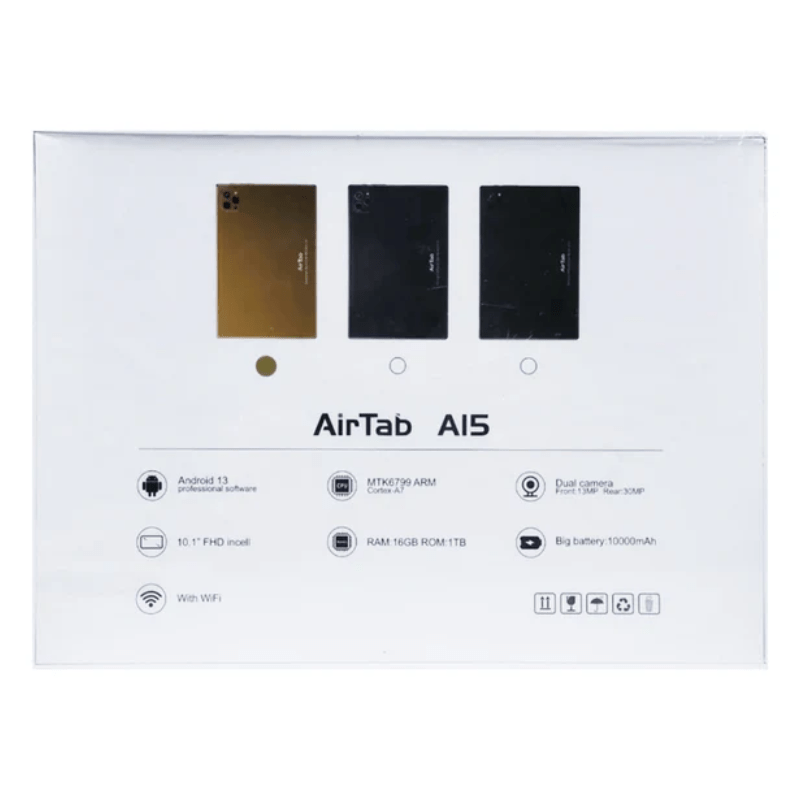 AirTab A15 / 10.1’’ / 16GB / 1TB / Wi-Fi / Black Mobiles & Tablets > Tablets
