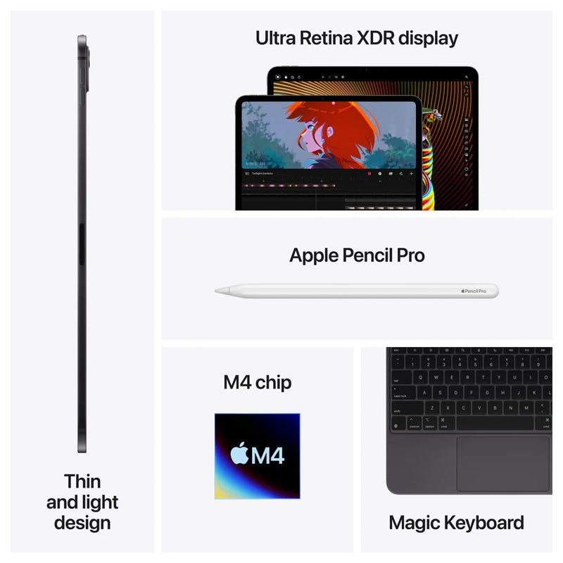 Apple iPad Pro M4 (2024) / 11’’ / 256GB / WiFi / SPACE BLACK Mobiles & Tablets > Tablets