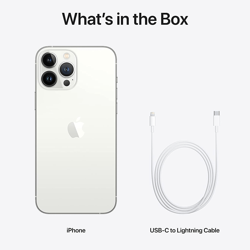 Apple iPhone 13 Pro Max - 128GB / 6.7" Super Retina XDR / Wi-Fi / 5G / Silver - Mobile