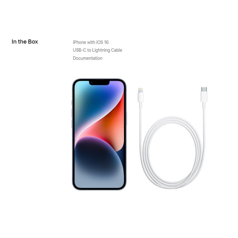 Apple iPhone 14 - 128GB / 6.1" Super Retina XDR / Wi-Fi / 5G / Midnight - Mobile
