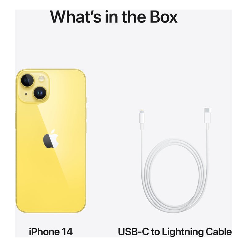 Apple iPhone 14 - 512GB / Yellow / 5G / 6.1’’ Mobiles & Tablets > Mobiles