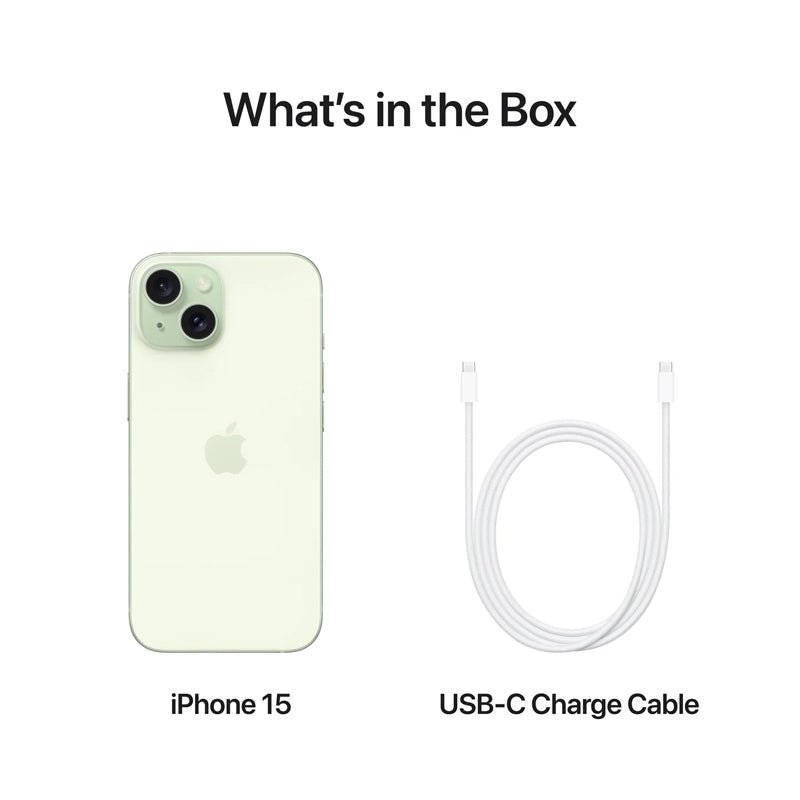 Apple iPhone 15 - 512GB / Green / 5G / 6.1’’ / Middle East Version Mobiles & Tablets > Mobiles
