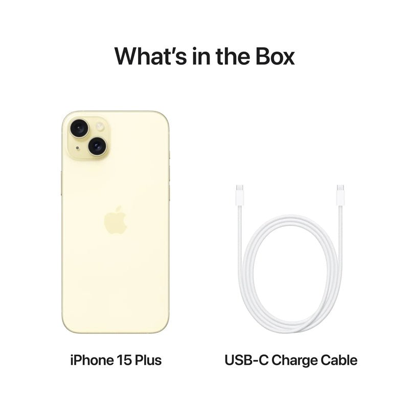 Apple iPhone 15 Plus - 128GB / Yellow / 5G / 6.7’’ Mobiles & Tablets > Mobiles