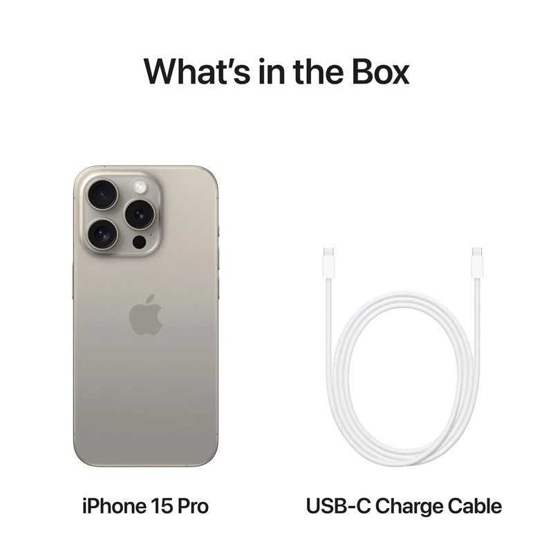 Apple iPhone 15 Pro - 128GB / Natural Titanium / 5G / 6.1’’/ Middle East Version Mobiles & Tablets > Mobiles