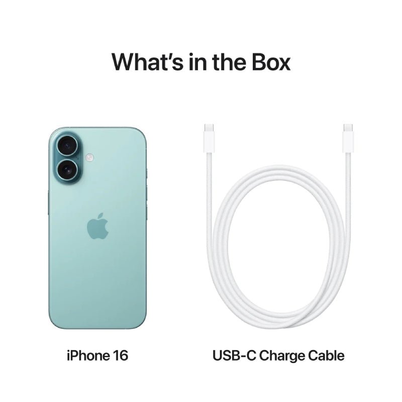 Apple iPhone 16 - 256GB / Teal / 5G / 6.1’’ Mobiles & Tablets > Mobiles