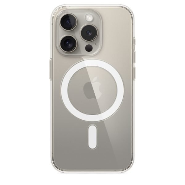 Apple MagSafe Clear Case - Apple iPhone 15 Pro Max / Clear Accessories > Mobiles & Tablets > Mobiles > Covers & Cases