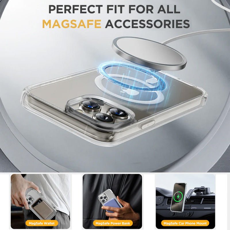 Apple MagSafe Clear Case - Apple iPhone 15 Pro Max / Clear Accessories > Mobiles & Tablets > Mobiles > Covers & Cases