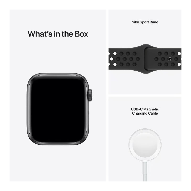 Apple Watch SE Nike with Sport Band - LTPO OLED / 40mm / Bluetooth / Wi-Fi / Anthracite/Black Smart Watches