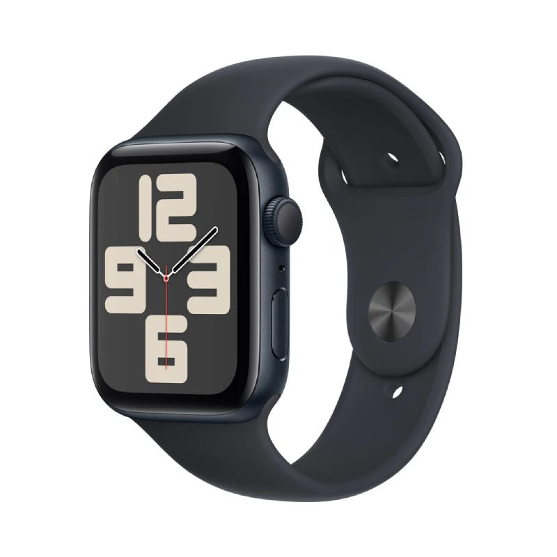 Apple Watch SE (2nd Gen) with Sport Band - LTPO OLED / 44mm / Small/Medium / Bluetooth / Wi-Fi / Midnight Smart Watches