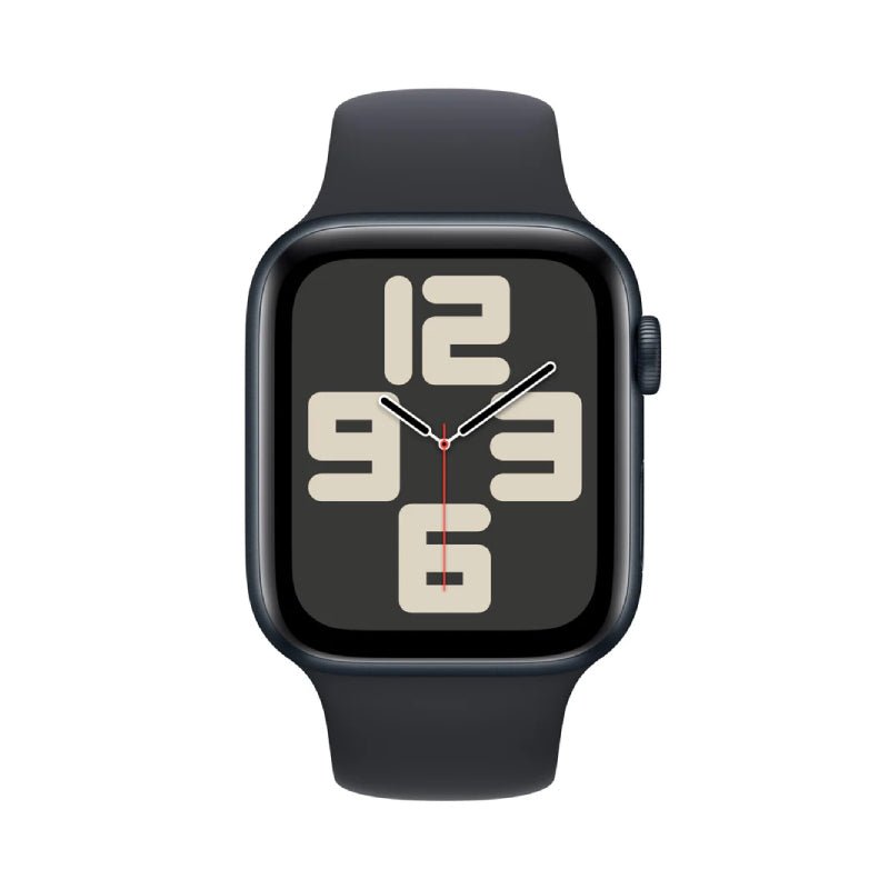 Apple Watch SE (2nd Gen) with Sport Band - LTPO OLED / 44mm / Small/Medium / Bluetooth / Wi-Fi / Midnight Smart Watches