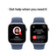 Apple Watch Series 10 with Sport Band - LTPO OLED / 64GB / 42mm / Medium/Large / Bluetooth / Wi-Fi / Denim Smart Watches