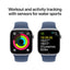 Apple Watch Series 10 with Sport Band - LTPO OLED / 64GB / 42mm / Medium/Large / Bluetooth / Wi-Fi / Denim Smart Watches