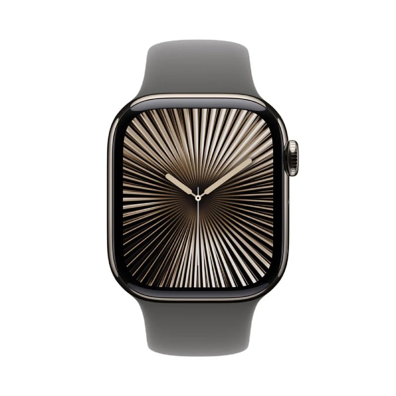Apple Watch Series 10 with Sport Band - LTPO OLED / 64GB / 42mm / Small/Medium / Bluetooth / Wi-Fi / Cellular / Stone