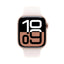Apple Watch Series 10 with Sport Band - LTPO OLED / 64GB / 42mm / Small/Medium / Bluetooth / Wi-Fi / Rose Gold Smart