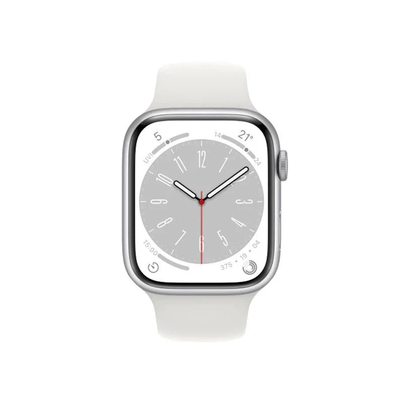 Apple Watch Series 8 - OLED / 32GB / 41mm / Bluetooth / Wi-Fi / Cellular / Silver Smart Watches