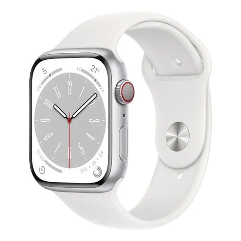 Apple Watch Series 8 - OLED / 32GB / 41mm / Bluetooth / Wi-Fi / Cellular / Silver Smart Watches