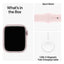 Apple Watch Series 9 with Sport Band - LTPO OLED / 64GB / 41mm / Small / Bluetooth / Wi-Fi / Light Pink Smart Watches