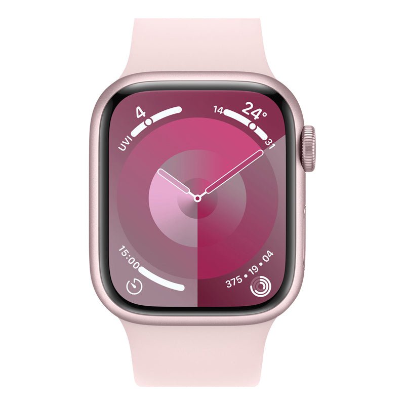 Apple Watch Series 9 with Sport Band - LTPO OLED / 64GB / 41mm / Small / Bluetooth / Wi-Fi / Light Pink Smart Watches